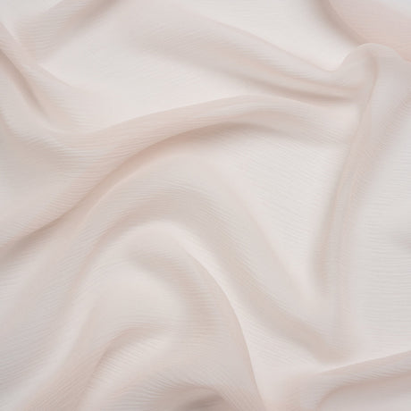 Crinkled Silk Chiffon - Cradle Pink - Premium Collection