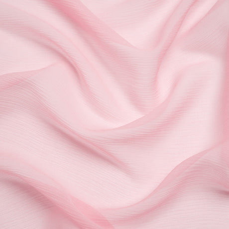 Crinkled Silk Chiffon - Candy Pink - Premium Collection