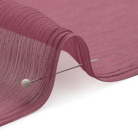 Crinkled Silk Chiffon - Crushed Berry - Premium Collection