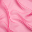Crinkled Silk Chiffon - Carmine Rose - Premium Collection