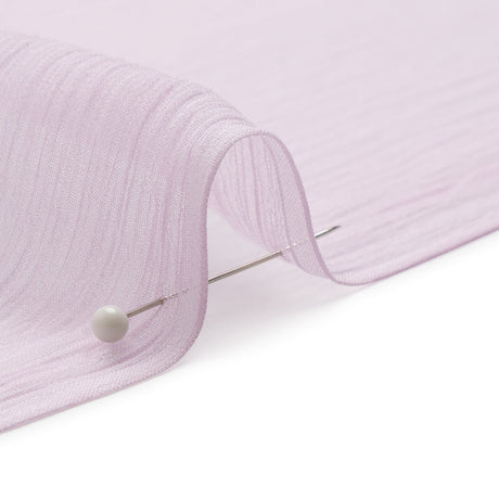 Crinkled Silk Chiffon - Lavender Fog - Premium Collection