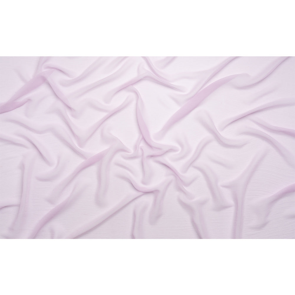 Crinkled Silk Chiffon - Lavender Fog - Premium Collection