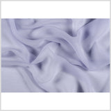 Crinkled Silk Chiffon - Icelandic Blue - Premium Collection