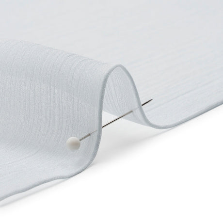 Crinkled Silk Chiffon - Gray Dawn - Premium Collection