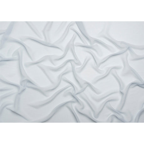 Crinkled Silk Chiffon - Gray Dawn - Premium Collection