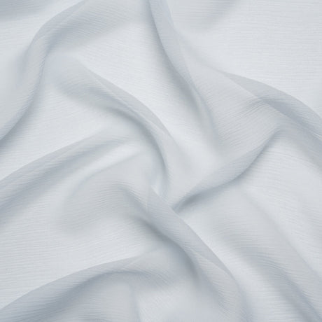 Crinkled Silk Chiffon - Gray Dawn - Premium Collection