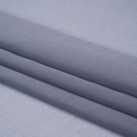 Crinkled Silk Chiffon - Infinity Blue - Premium Collection