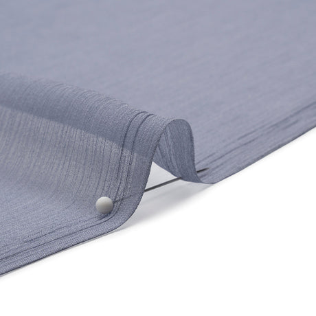 Crinkled Silk Chiffon - Infinity Blue - Premium Collection