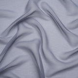 Crinkled Silk Chiffon - Infinity Blue - Premium Collection