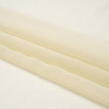 Crinkled Silk Chiffon - Ivory - Premium Collection