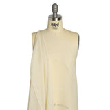 Crinkled Silk Chiffon - Ivory - Premium Collection