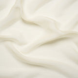 Crinkled Silk Chiffon - Ivory - Premium Collection