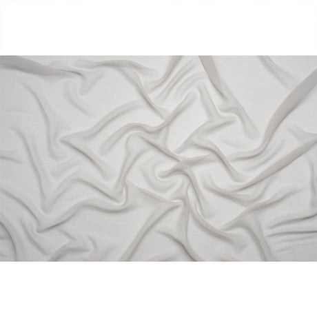 Crinkled Silk Chiffon - Moonstruck - Premium Collection