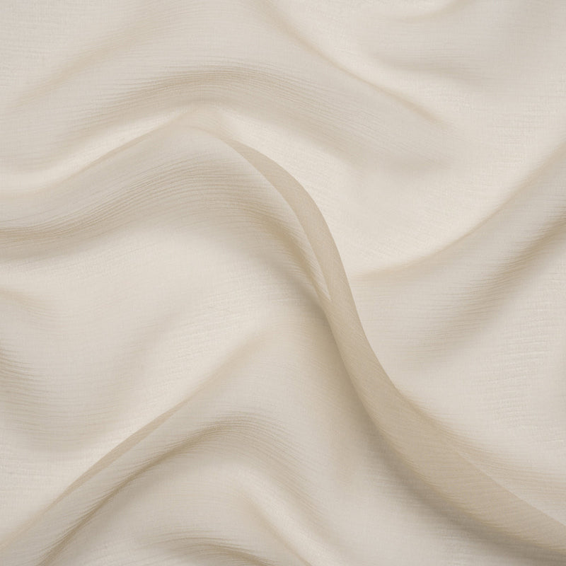 Crinkled Silk Chiffon - Feather Gray - Premium Collection