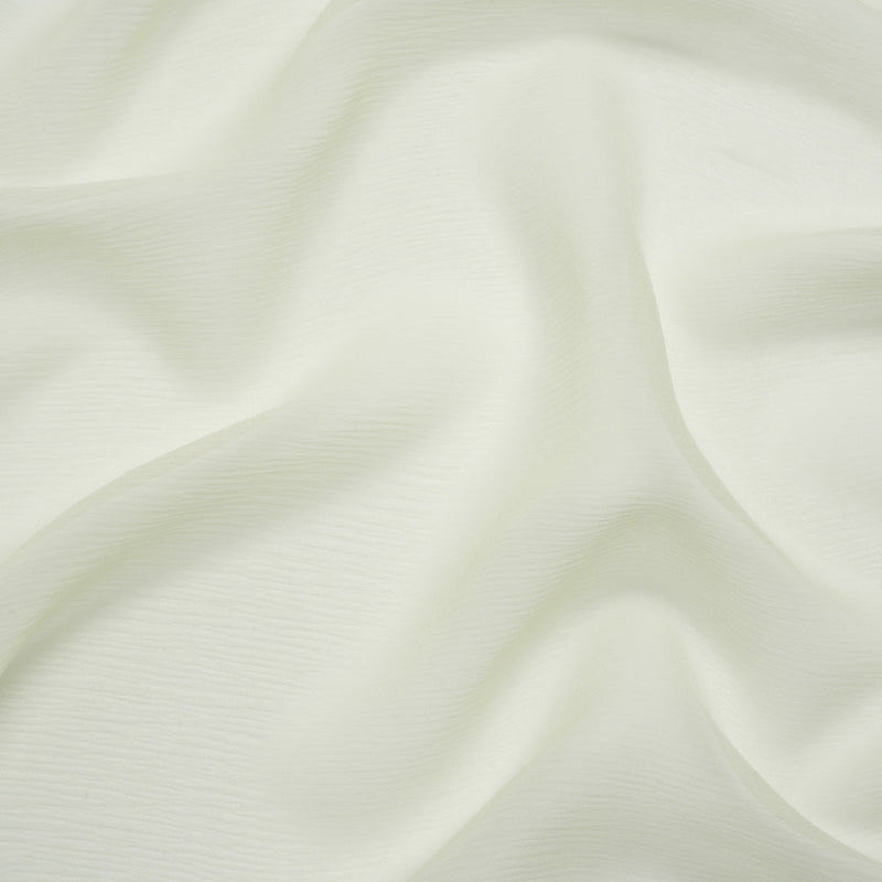 Crinkled Silk Chiffon - Fairest Jade - Premium Collection