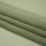 Crinkled Silk Chiffon - Oil Green - Premium Collection