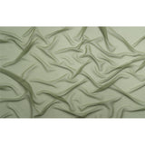 Crinkled Silk Chiffon - Oil Green - Premium Collection