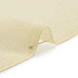 Crinkled Silk Chiffon - Pale Yellow - Premium Collection