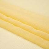 Crinkled Silk Chiffon - French Vanilla - Premium Collection