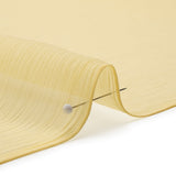 Crinkled Silk Chiffon - French Vanilla - Premium Collection