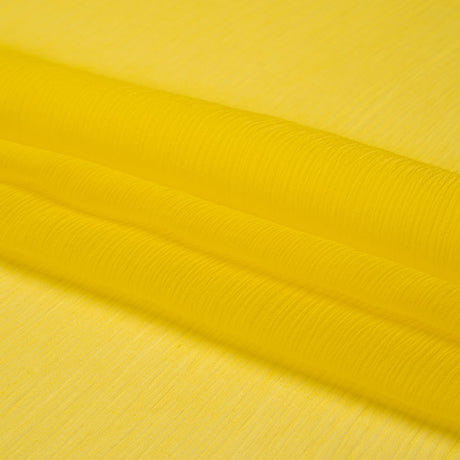 Crinkled Silk Chiffon - Buttercup Yellow - Premium Collection