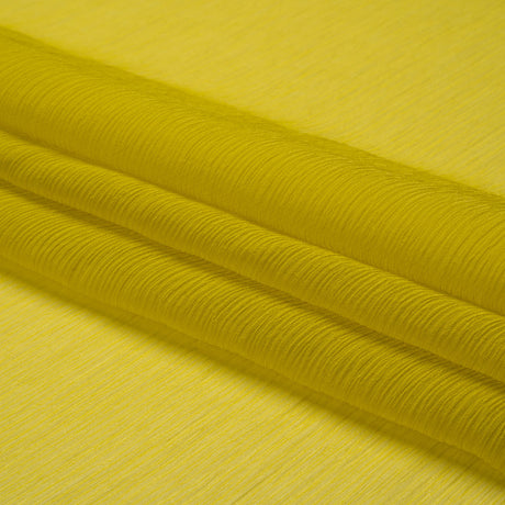 Crinkled Silk Chiffon - Warm Olive - Premium Collection