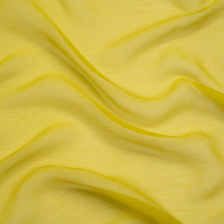 Crinkled Silk Chiffon - Warm Olive - Premium Collection