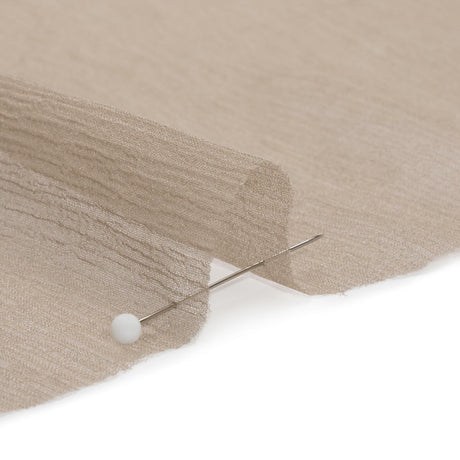 Crinkled Silk Chiffon - Fungi - Premium Collection