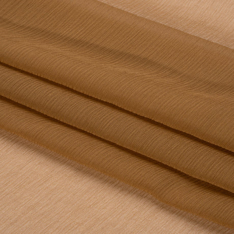 Crinkled Silk Chiffon - Ermine - Premium Collection
