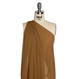 Crinkled Silk Chiffon - Ermine - Premium Collection