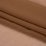 Crinkled Silk Chiffon - Light Brown - Premium Collection