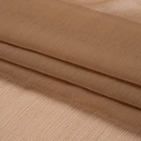 Crinkled Silk Chiffon - Cappuccino - Premium Collection