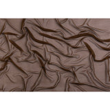 Crinkled Silk Chiffon - Chocolate - Premium Collection