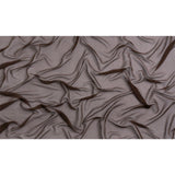 Crinkled Silk Chiffon - Dark Brown - Premium Collection