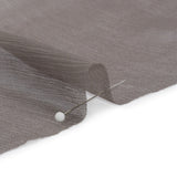 Crinkled Silk Chiffon - Dark Silver - Premium Collection