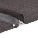 Crinkled Silk Chiffon - Deep Charcoal - Premium Collection