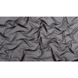 Crinkled Silk Chiffon - Deep Charcoal - Premium Collection