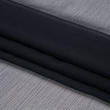 Crinkled Silk Chiffon - Midnight - Premium Collection