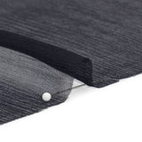 Crinkled Silk Chiffon - Midnight - Premium Collection