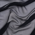 Crinkled Silk Chiffon - Midnight - Premium Collection