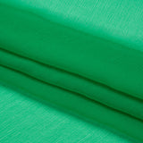 Crinkled Silk Chiffon - Kelly Green - Premium Collection
