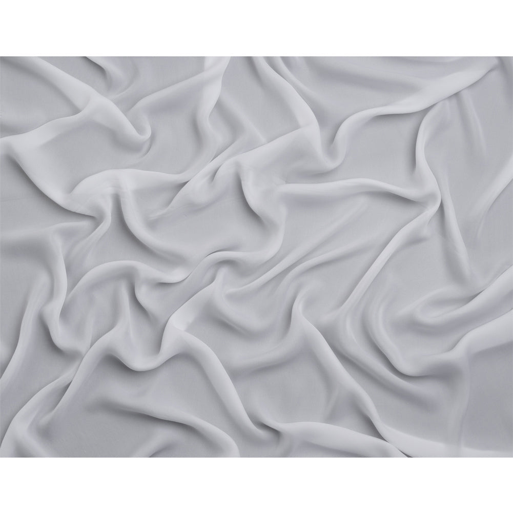 Silk Double Georgette - Bright White - Premium Collection