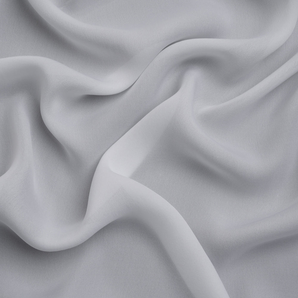 Silk Double Georgette - Bright White - Premium Collection