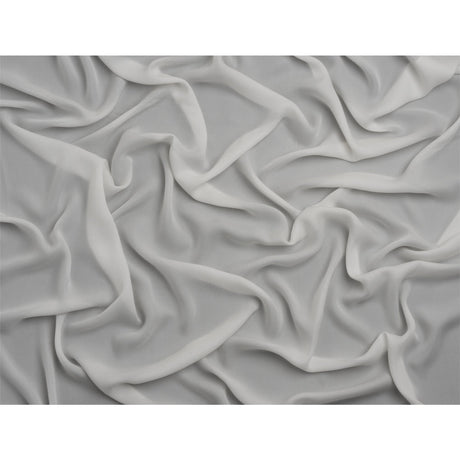 Silk Double Georgette - Whisper White - Premium Collection