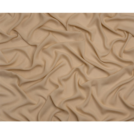 Silk Double Georgette - Winter Wheat - Premium Collection