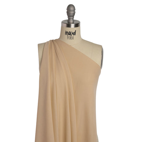 Silk Double Georgette - Winter Wheat - Premium Collection