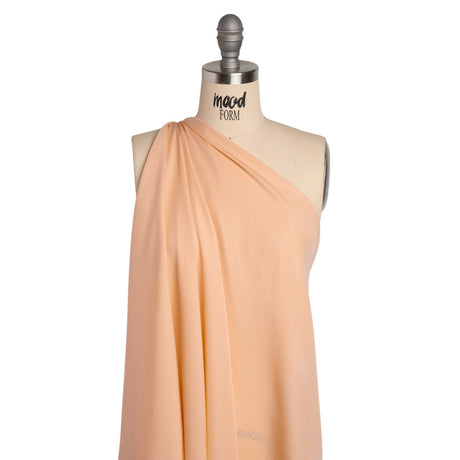 Silk Double Georgette - Pale Blush - Premium Collection