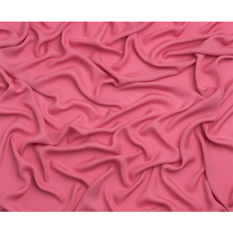 Silk Double Georgette - Rapture Rose - Premium Collection