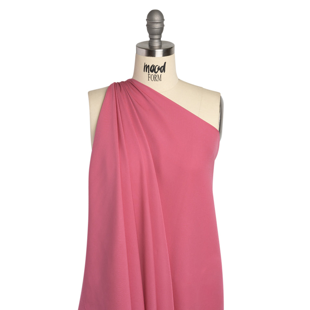 Silk Double Georgette - Rapture Rose - Premium Collection
