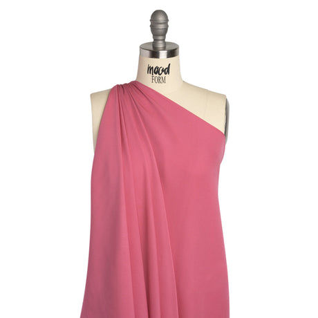 Silk Double Georgette - Rapture Rose - Premium Collection